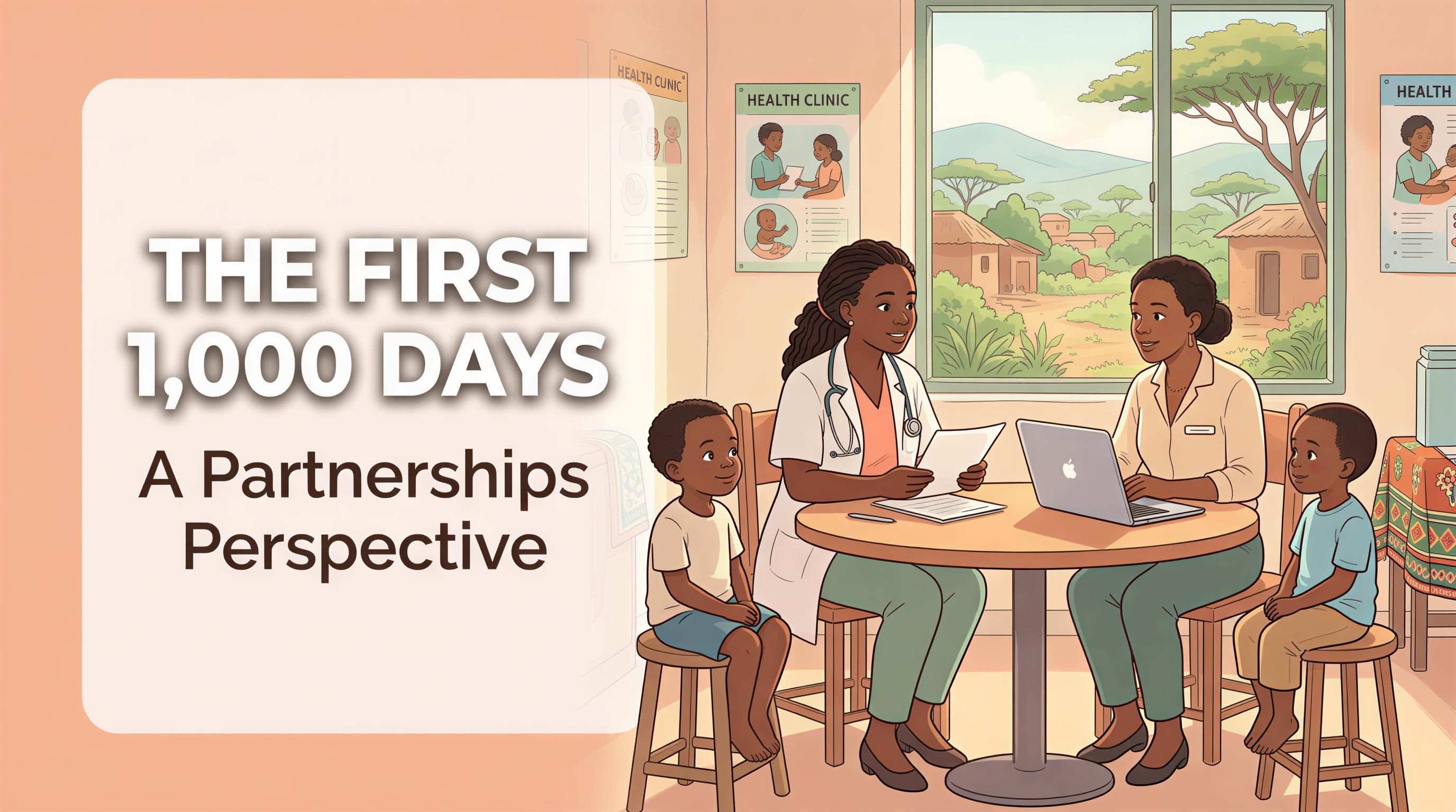 The First 1,000 Days — A Partnerships Perspective banner for maternal and child health
