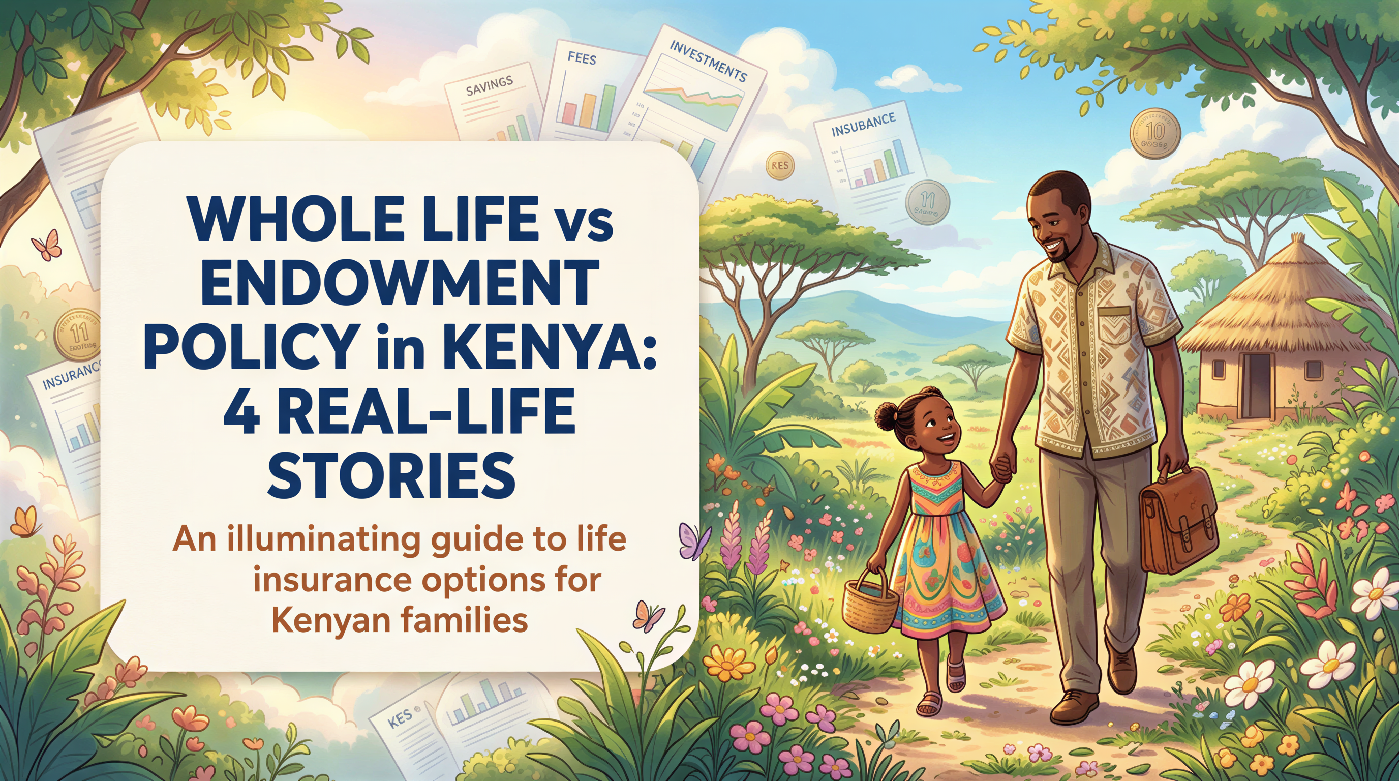 Whole Life vs Endowment Insurance Policy in Kenya: A guide for families and individuals
