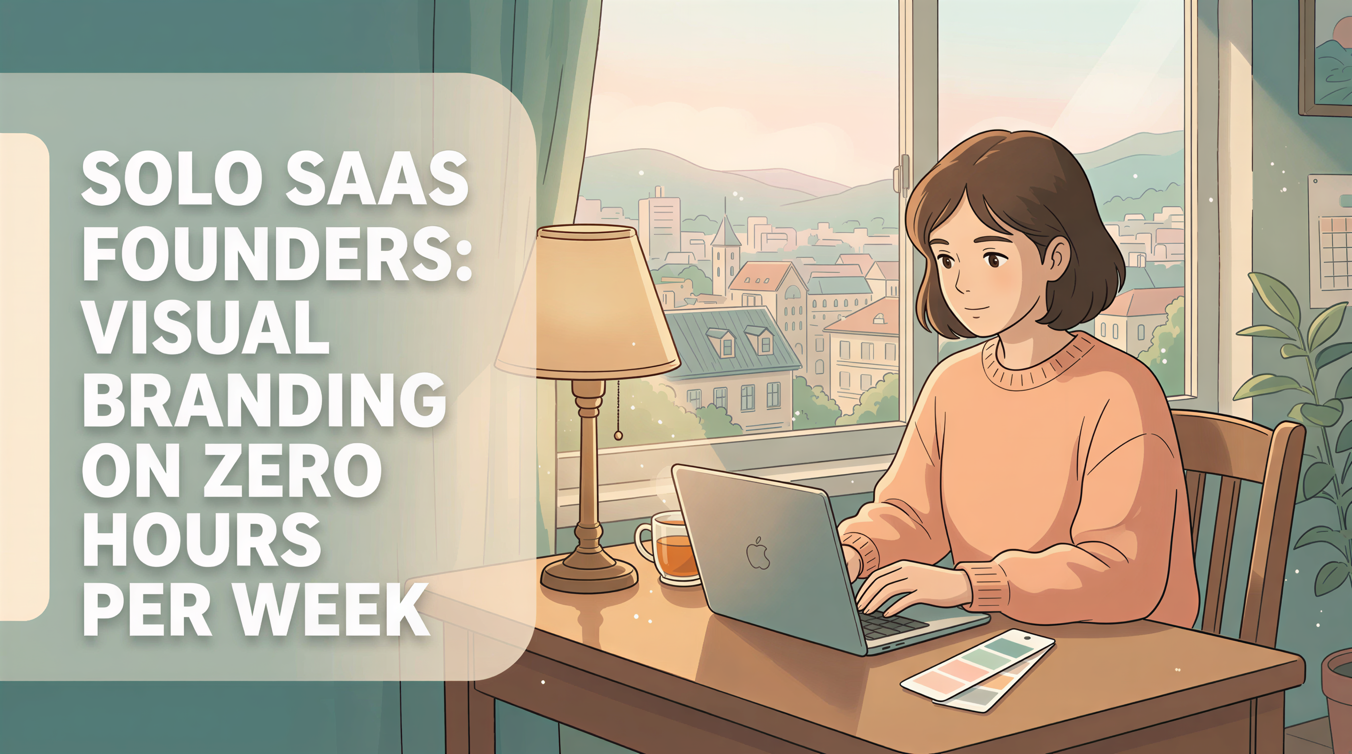 Solo SaaS branding on zero hours per week with a cohesive visual system