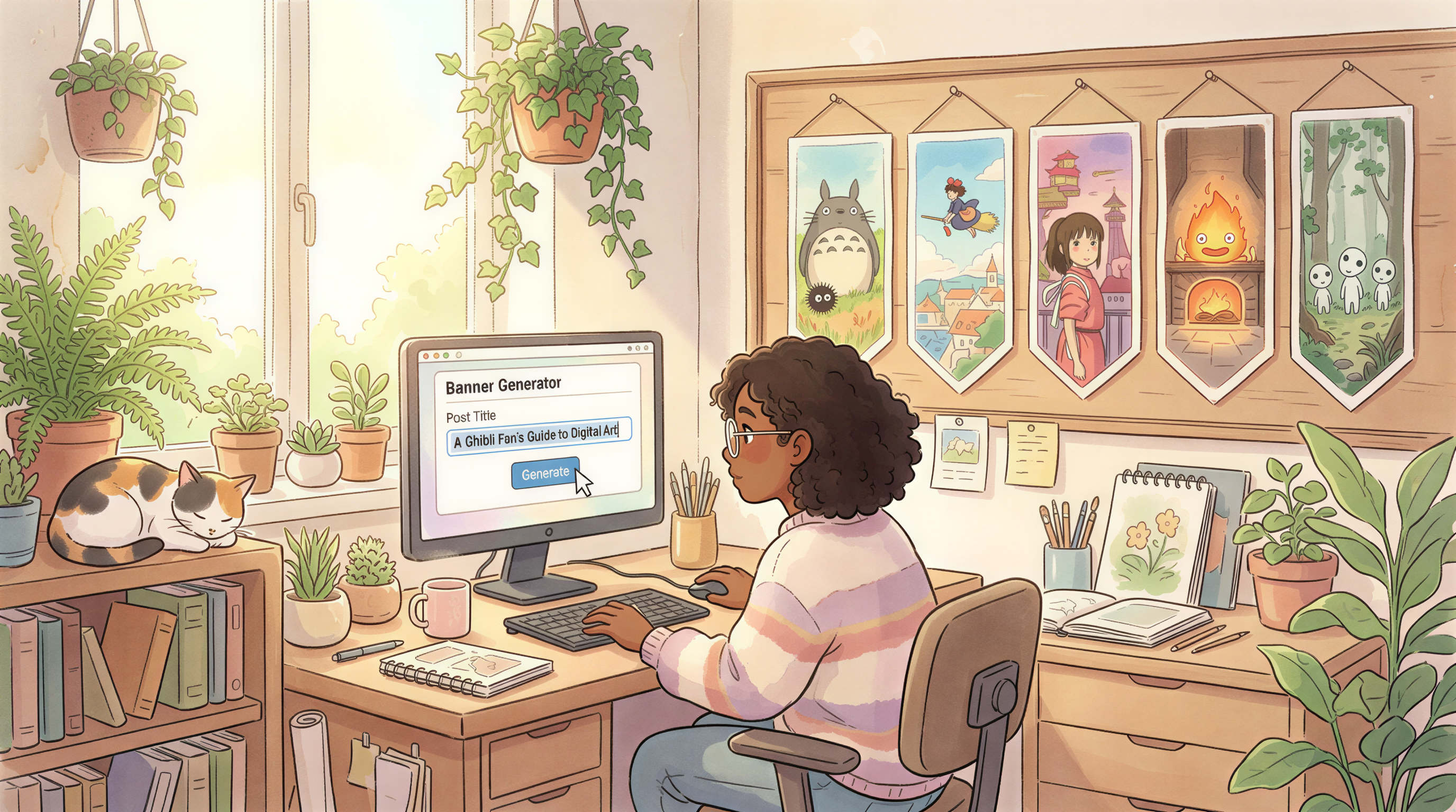 Postpix workflow: paste title, generate header, locked style across posts