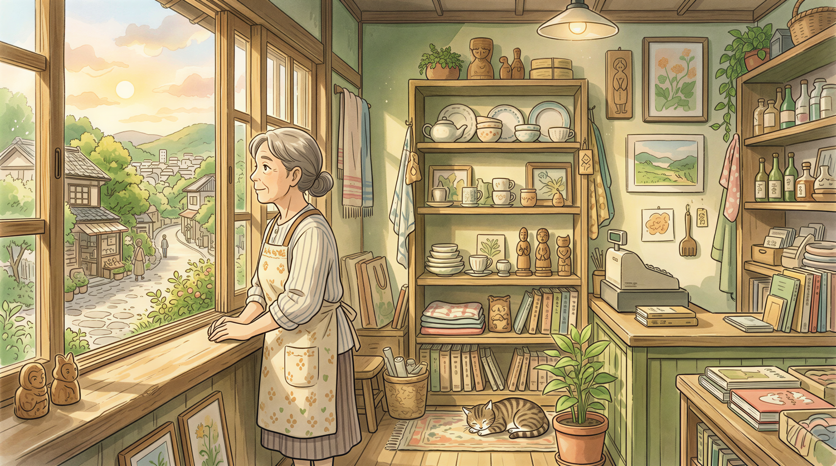 A shop owner looking forward with a vision for their growing business