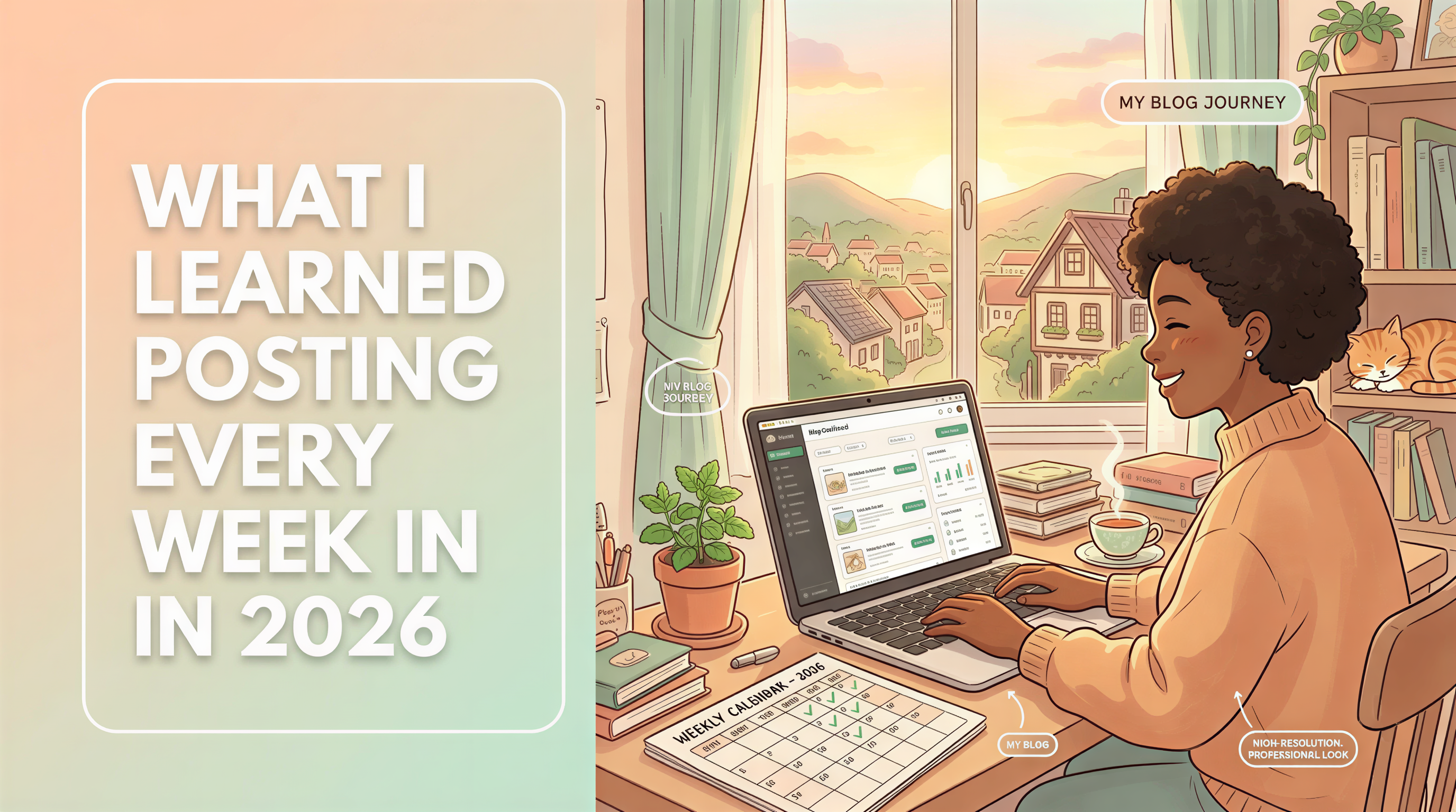 What I Learned Posting Every Week in 2026 banner