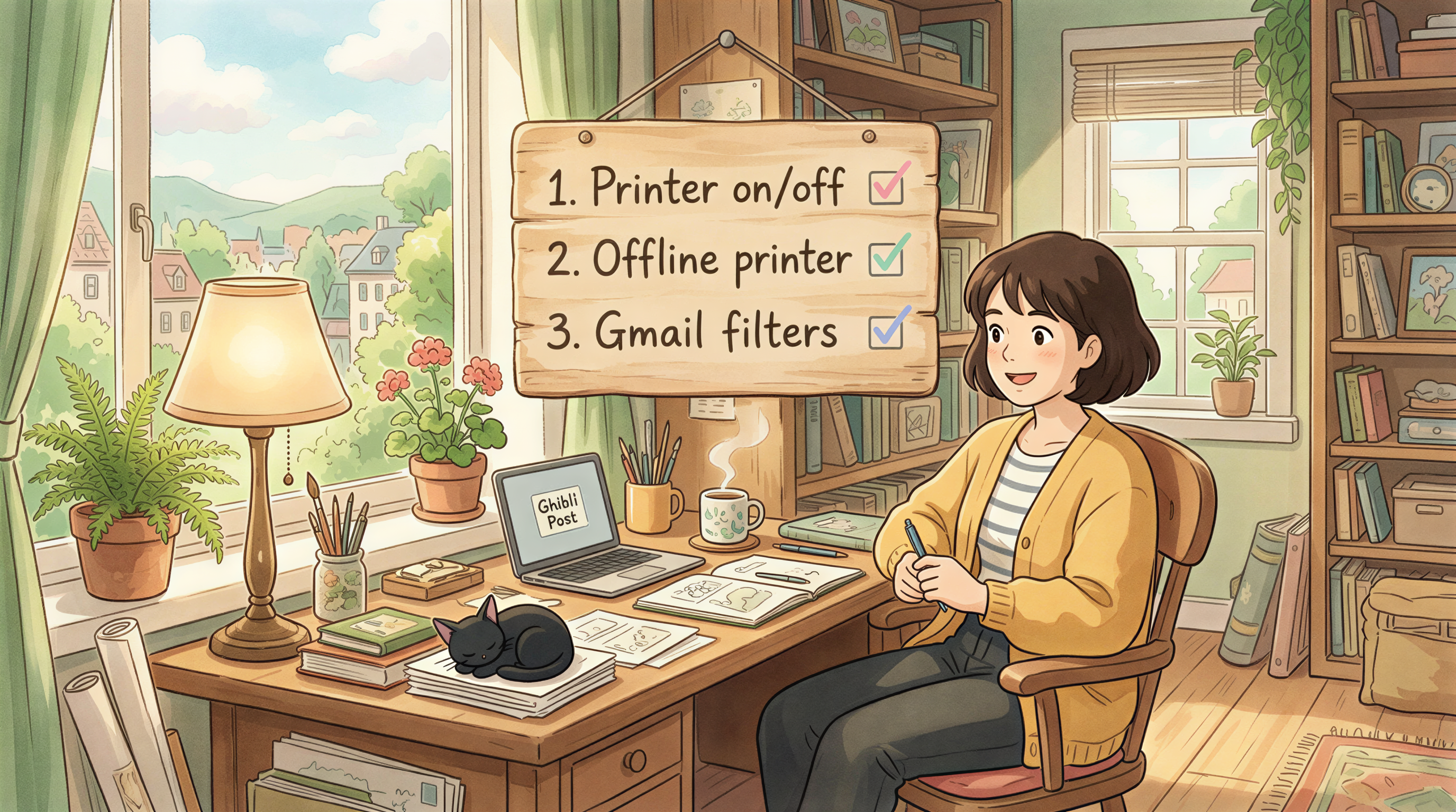 Gotchas checklist for email-to-print: on, offline printer, filters