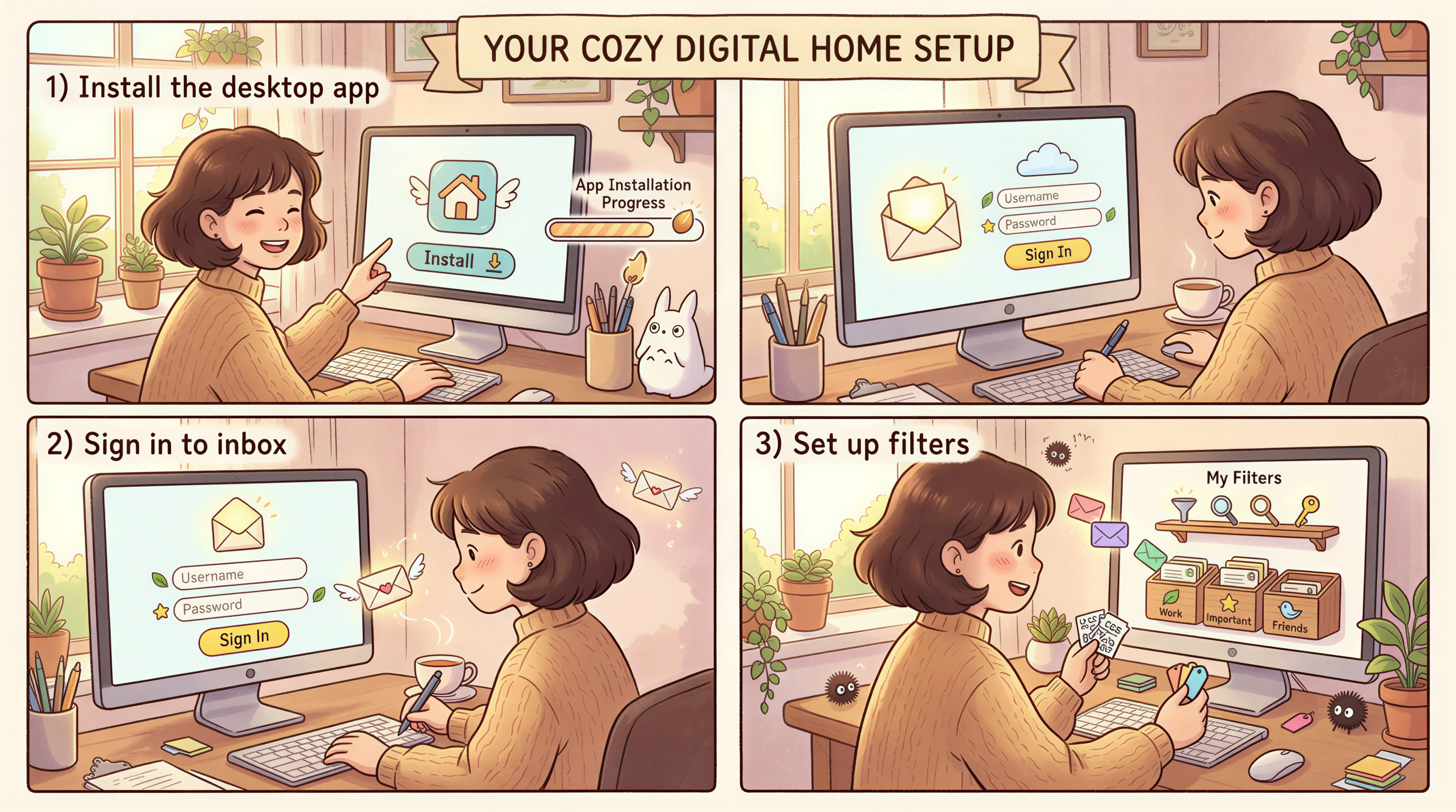 Setup ten minutes visual