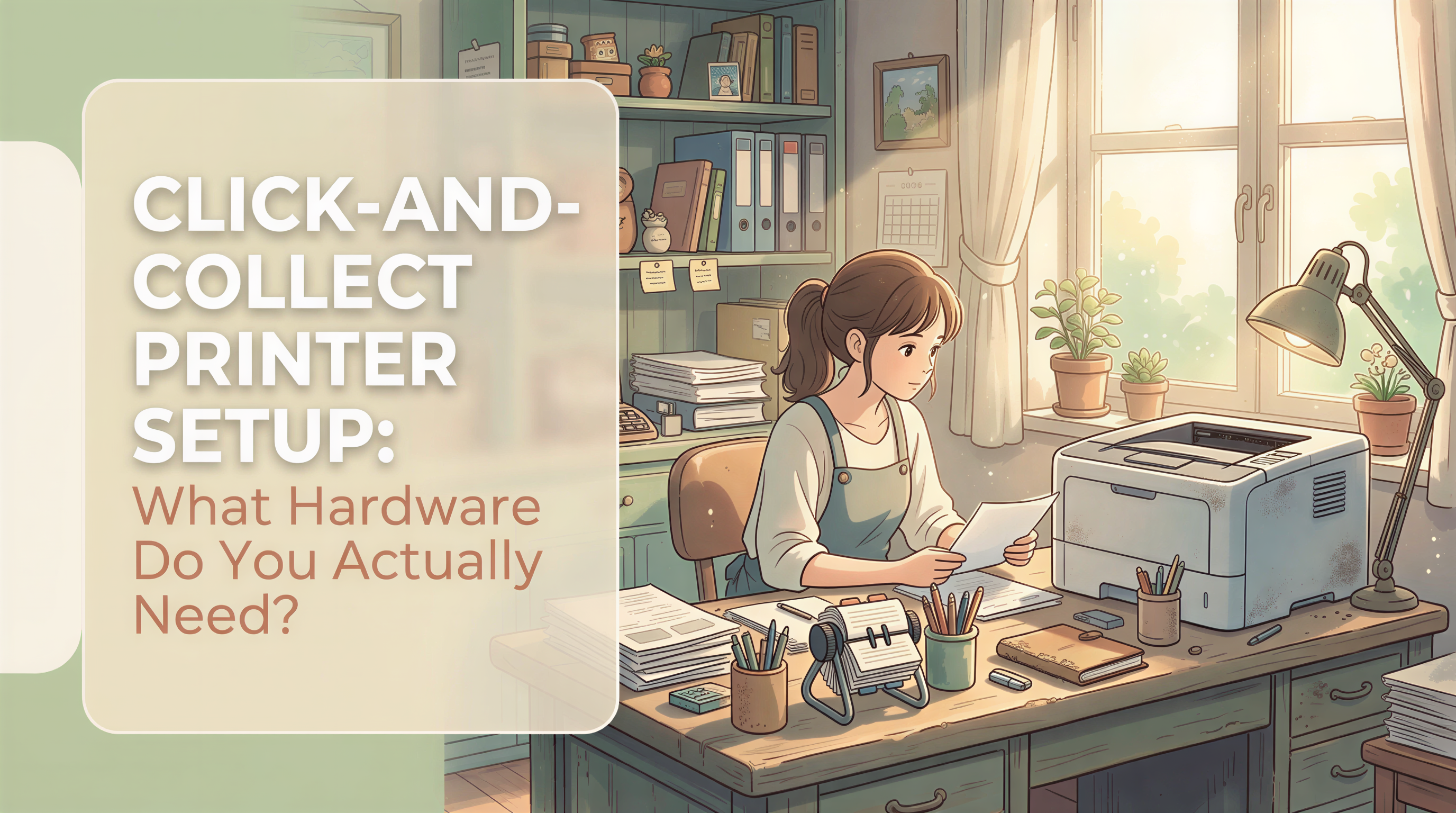 Click-and-collect printer setup guide