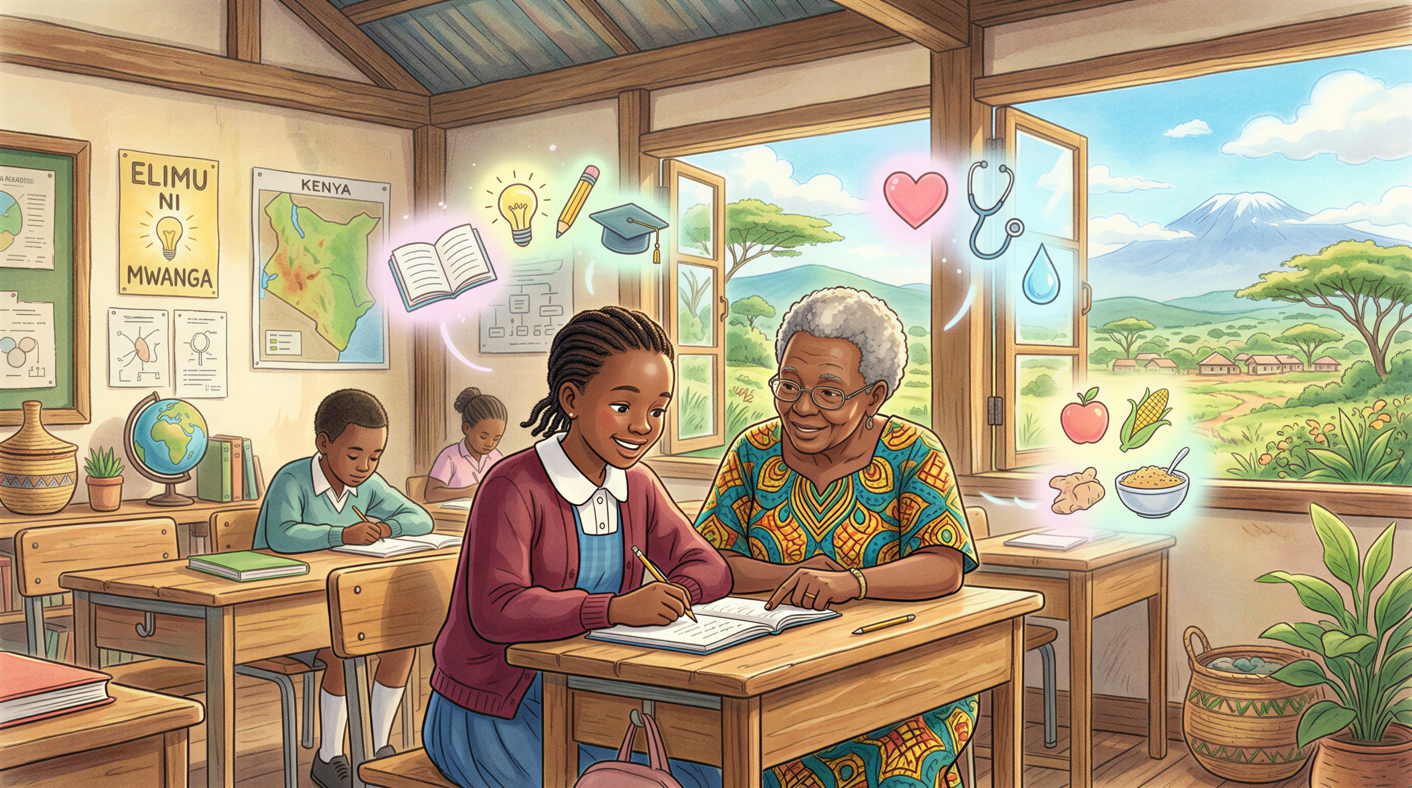 Adolescent girl nutrition focus in a Kenyan school setting with community support
