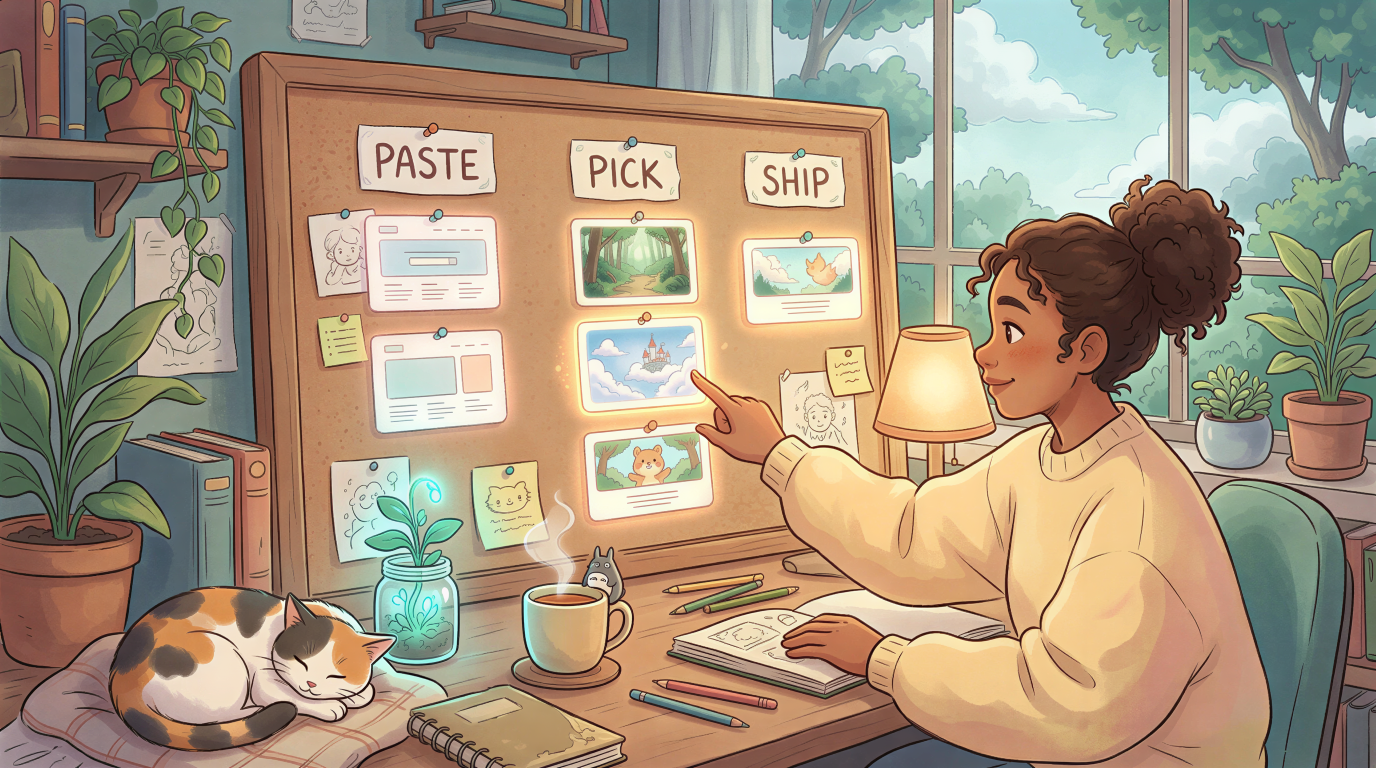 The 30-Second Header Workflow: Paste, Pick, Ship visual