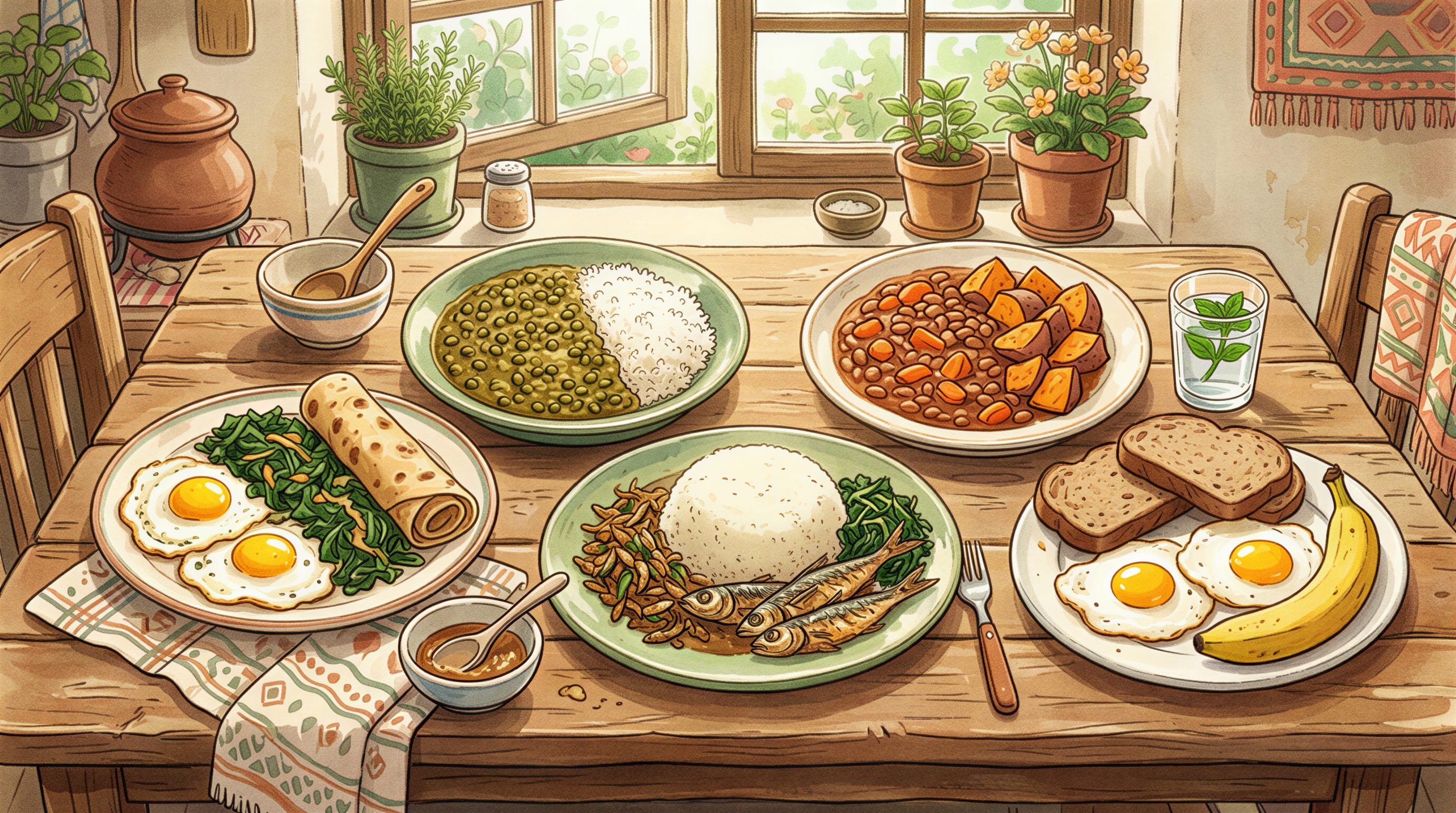 Five plates under KSh 80 in Kenya