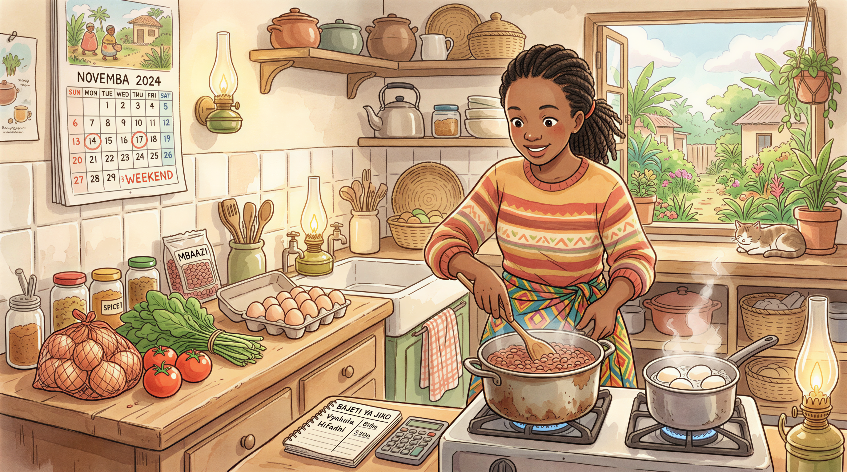 Stop doing expensive habits and cook on Sundays in Nairobi