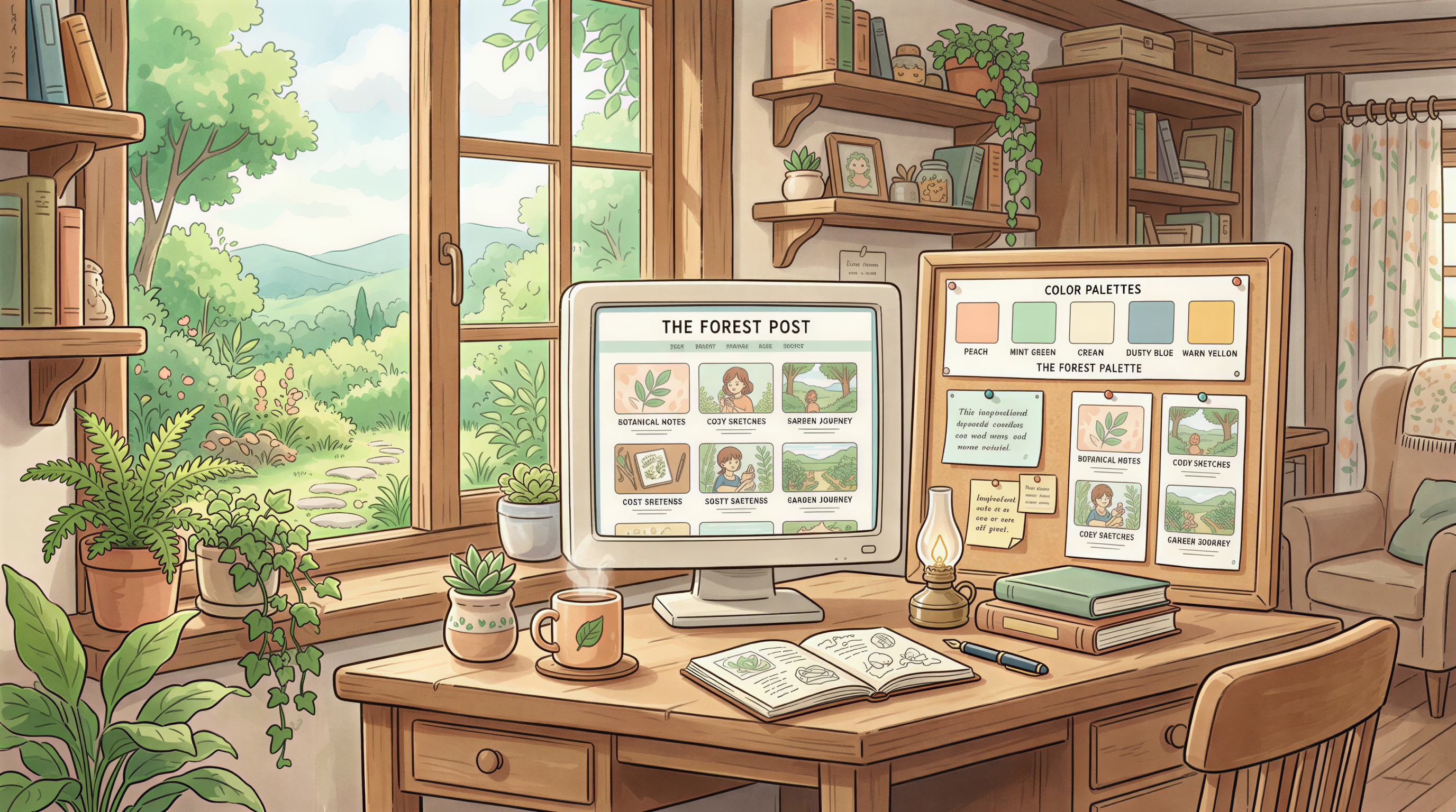 Blog thumbnails demonstrating a cohesive visual style across posts